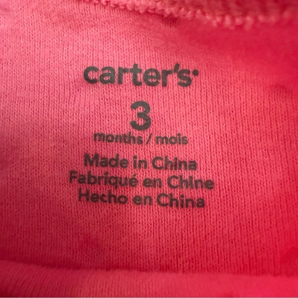 Carter's Pink and Orange Polka Dot Bodysuit Duo